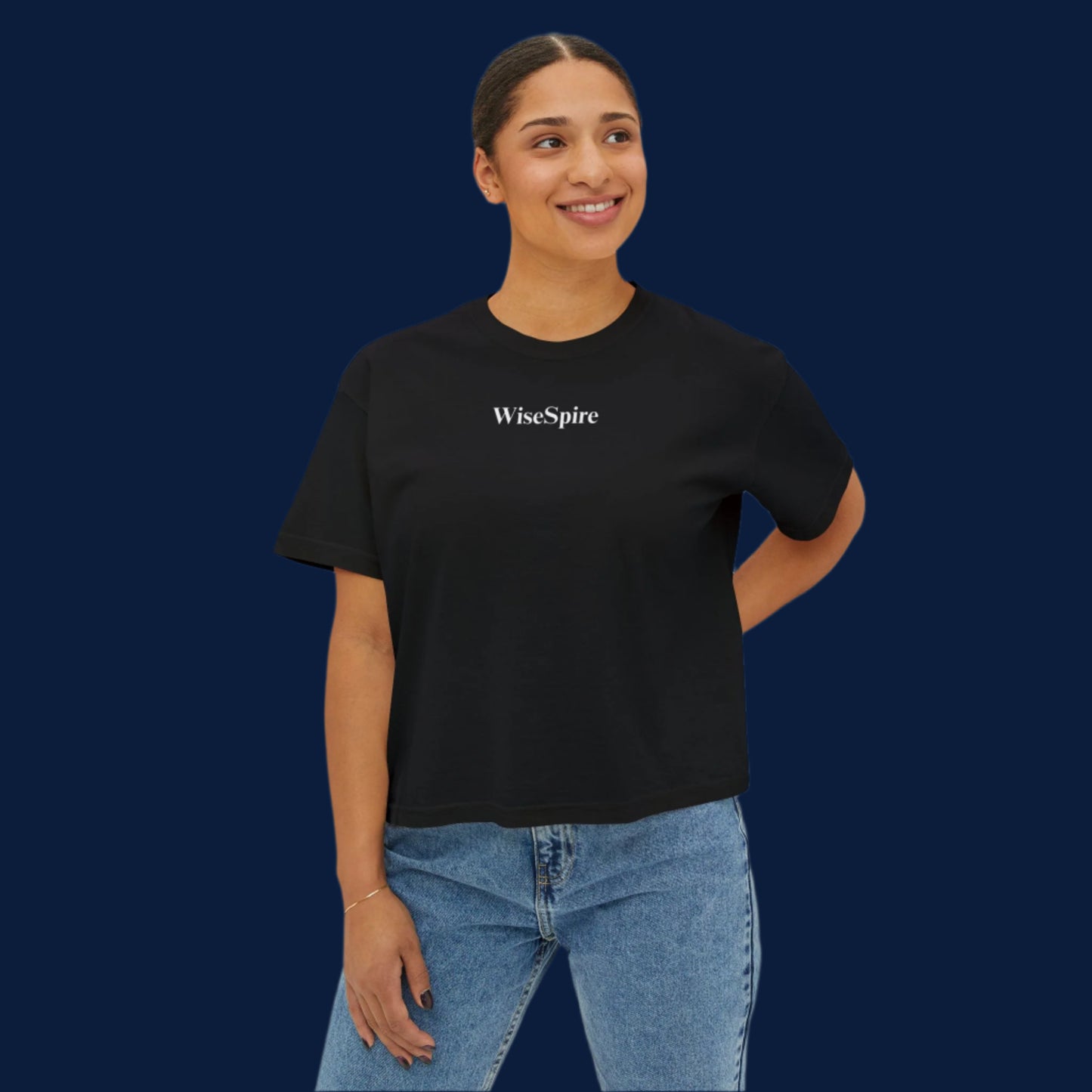 "Wish" Trendy Women's Boxy Tee