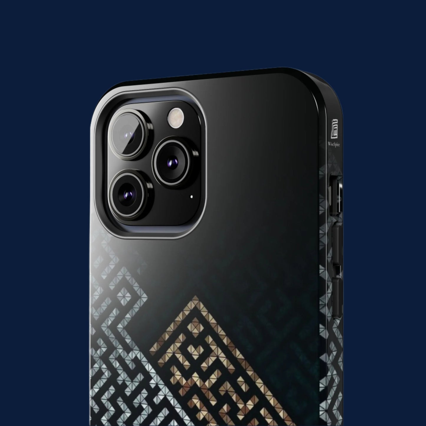 Kufic Tough Phone Case |Elegant Islamic Art Design | Durable Phone Cover