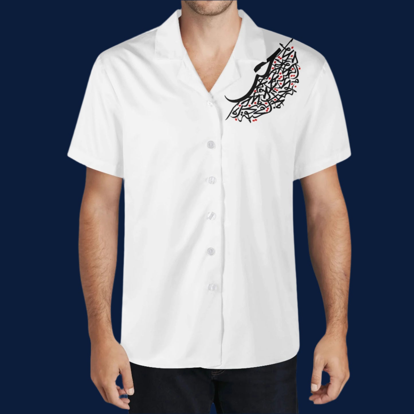 Hubb - Calligraphy Hawaiian Shirt