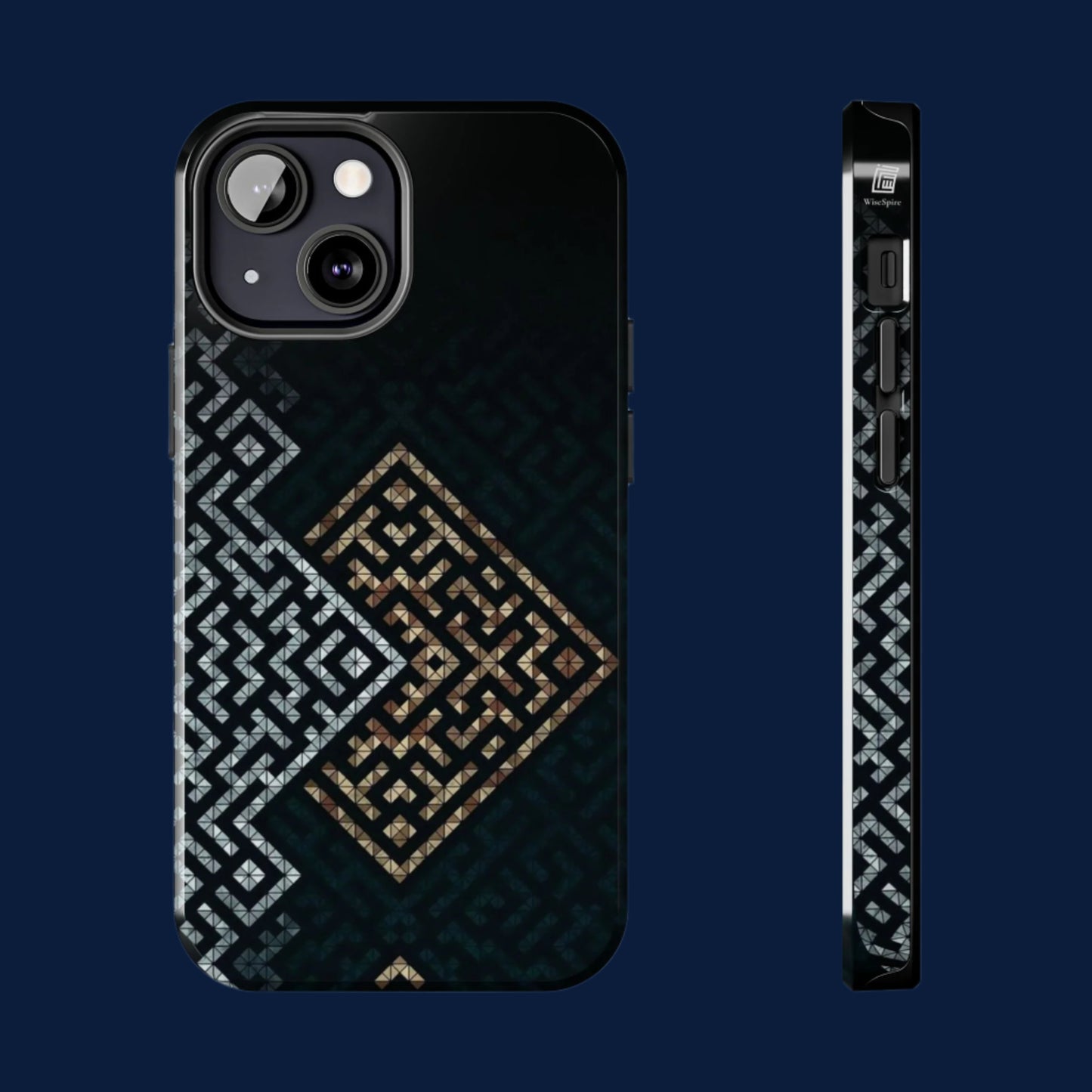 Kufic Tough Phone Case |Elegant Islamic Art Design | Durable Phone Cover