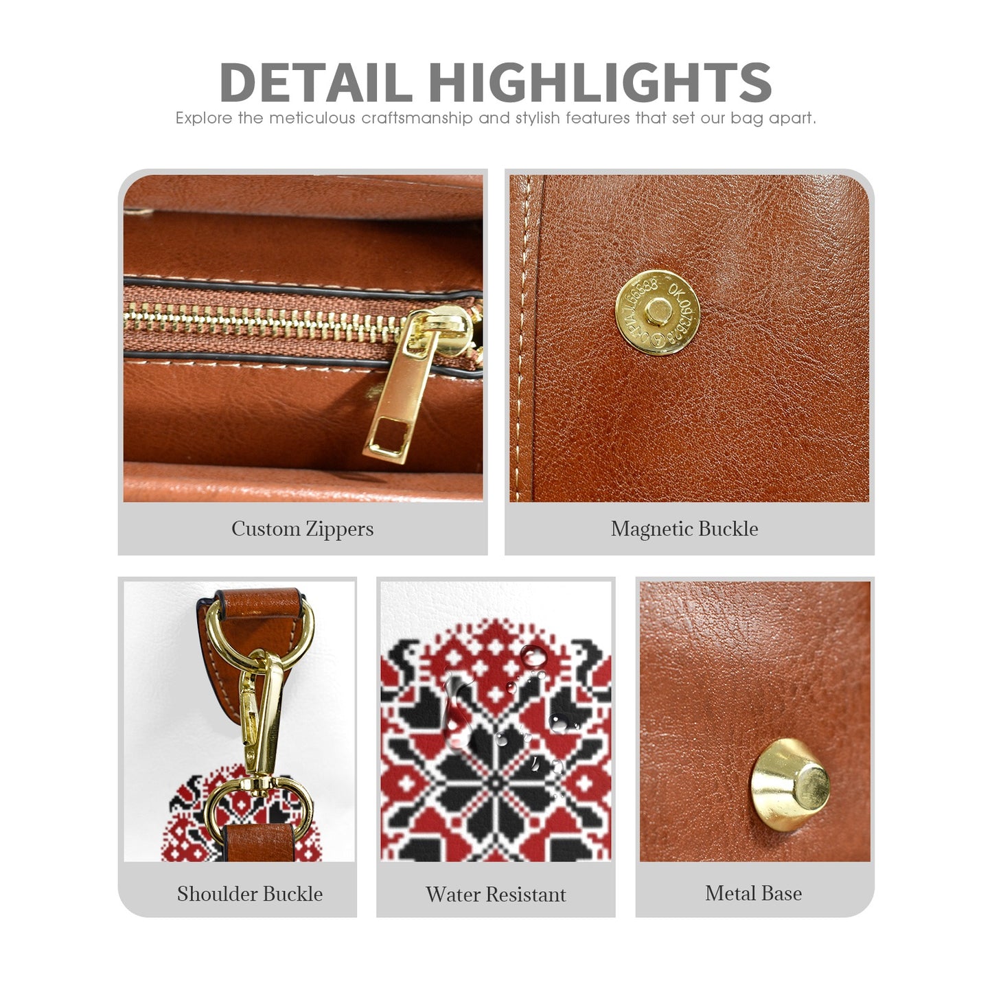 Artistic Leather Satchel
