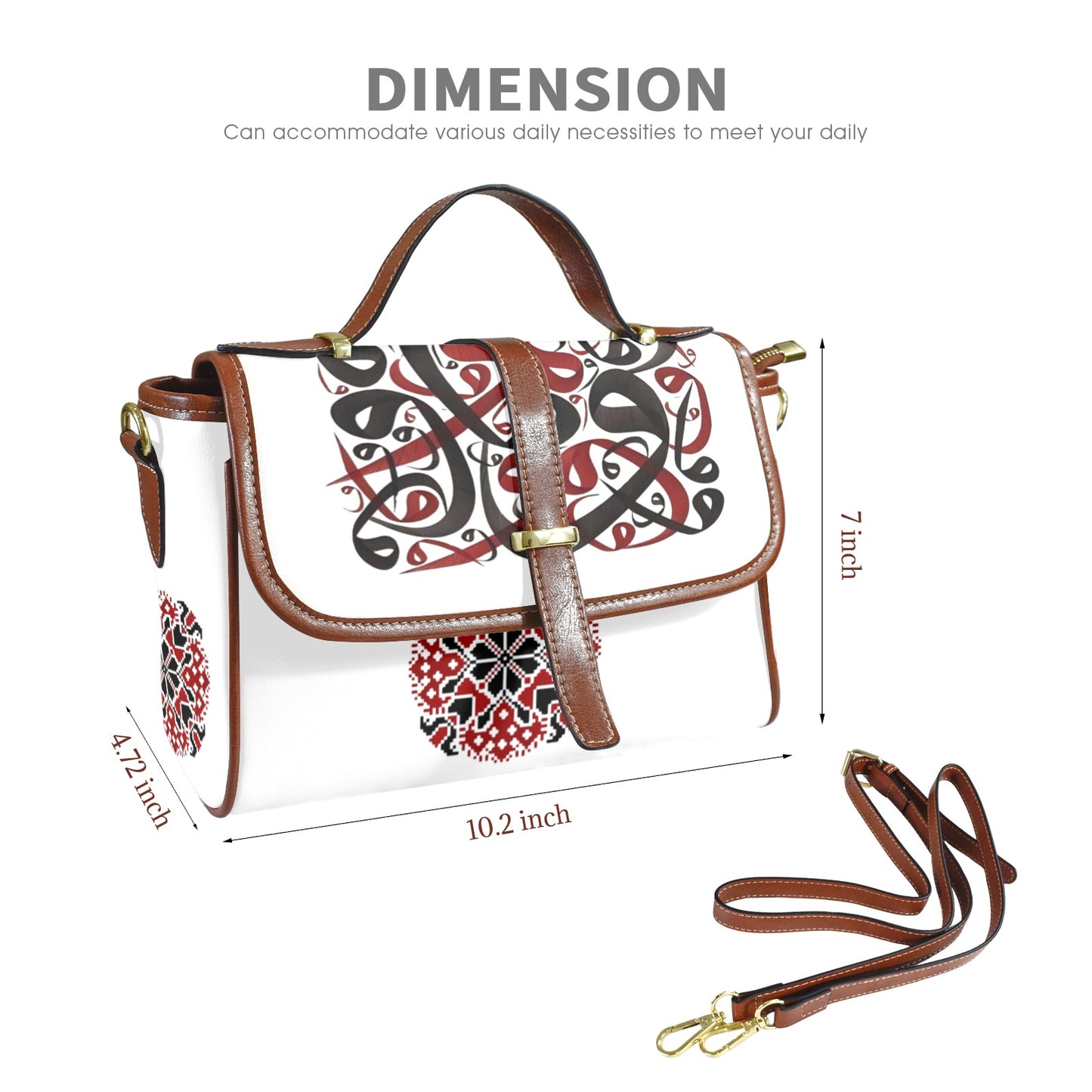 Artistic Leather Satchel